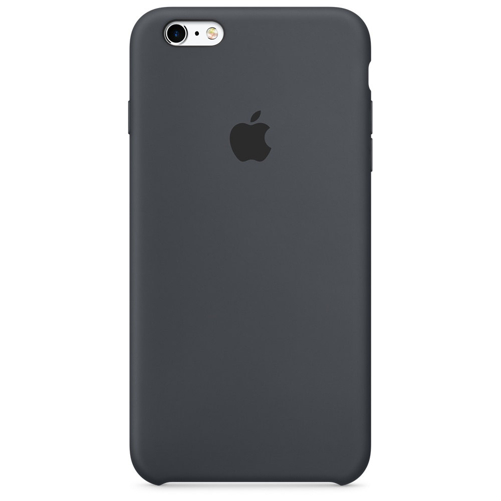 apple in silicone per iPhone 6s - Antracite