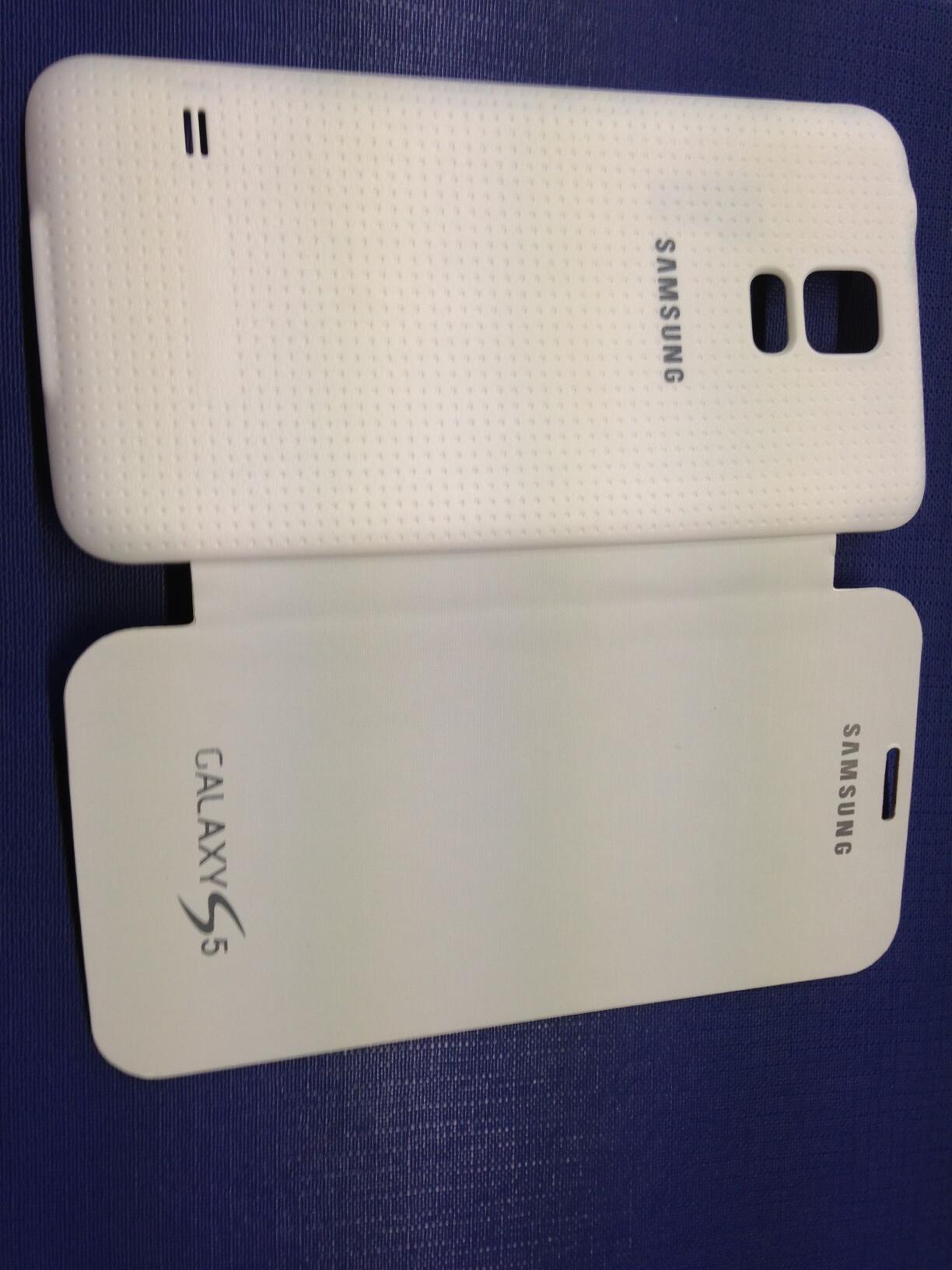 samsung flip cover s5 white