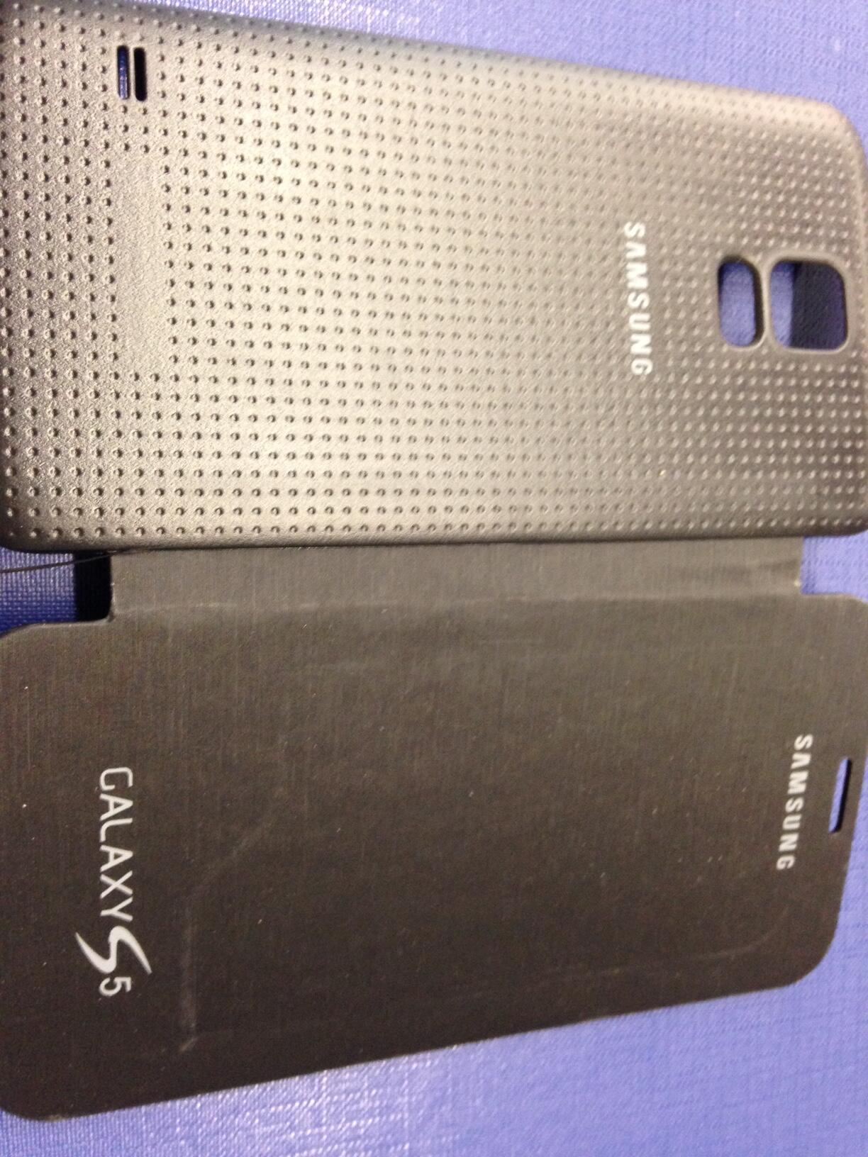 samsung flip cover s5 black