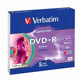verbatim dvd+r light scribe