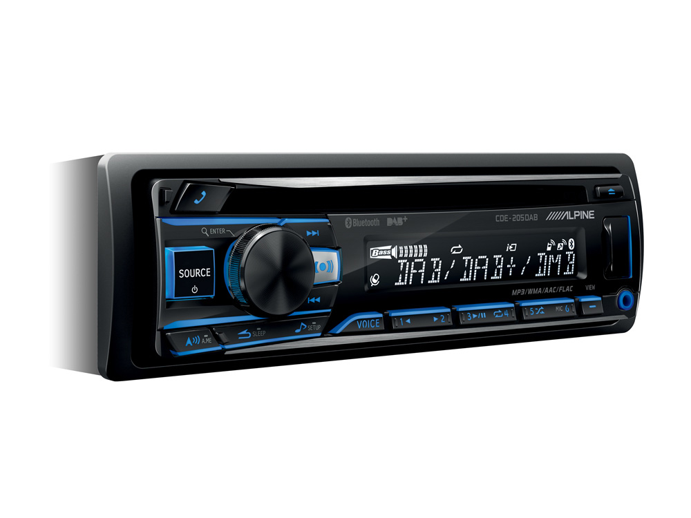 alpine cde-205dab + kae625usb