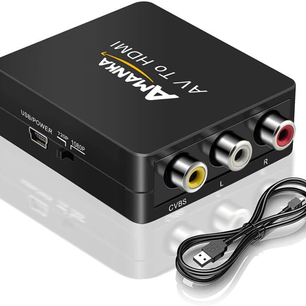 amanka convertitore da av a hdmi