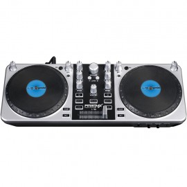 CONTROLLER MIDI USB PER CONTROLLARE QUALUNQUE TRACCIA AUDIO COME SE FOSSE UN DISCO IN VINILE
ALTI, BASSI E GAIN – SCRATCH/REV PREVIEW – E` INTERAMENTE MAPPABILE E LAVORA CON I MAGGIORI SOFTWARE IN COMMERCIO – VIENE FORNITO GIA` CONFIGURATO PER IL SOFTWAR