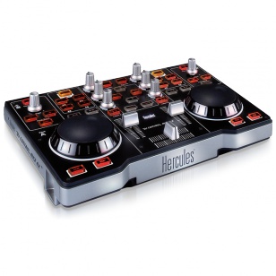 2 banchi per mixare 2 tracce musicali
- Mixa 2 brani musicali, grazie ai completa dotazione di controlli di DJControl MP3 LE
- 2 manopole rotanti ti permettono di navigare all’interno dei brani su ciascun banco
- 1 crossfader e 2 fader del volume, per