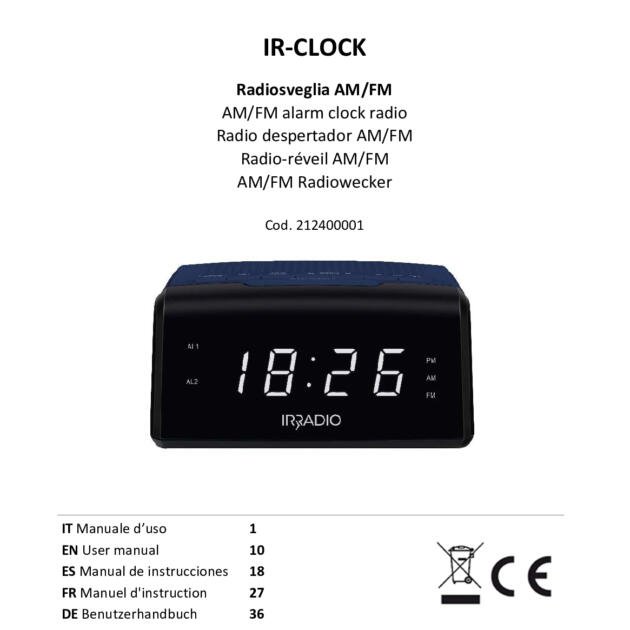 irradio ir-clock