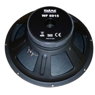 Woofer da 800W
Woofer operante a 8 Ohms con diametro 15" e struttura in metallo. La potenza massima è di 800W.