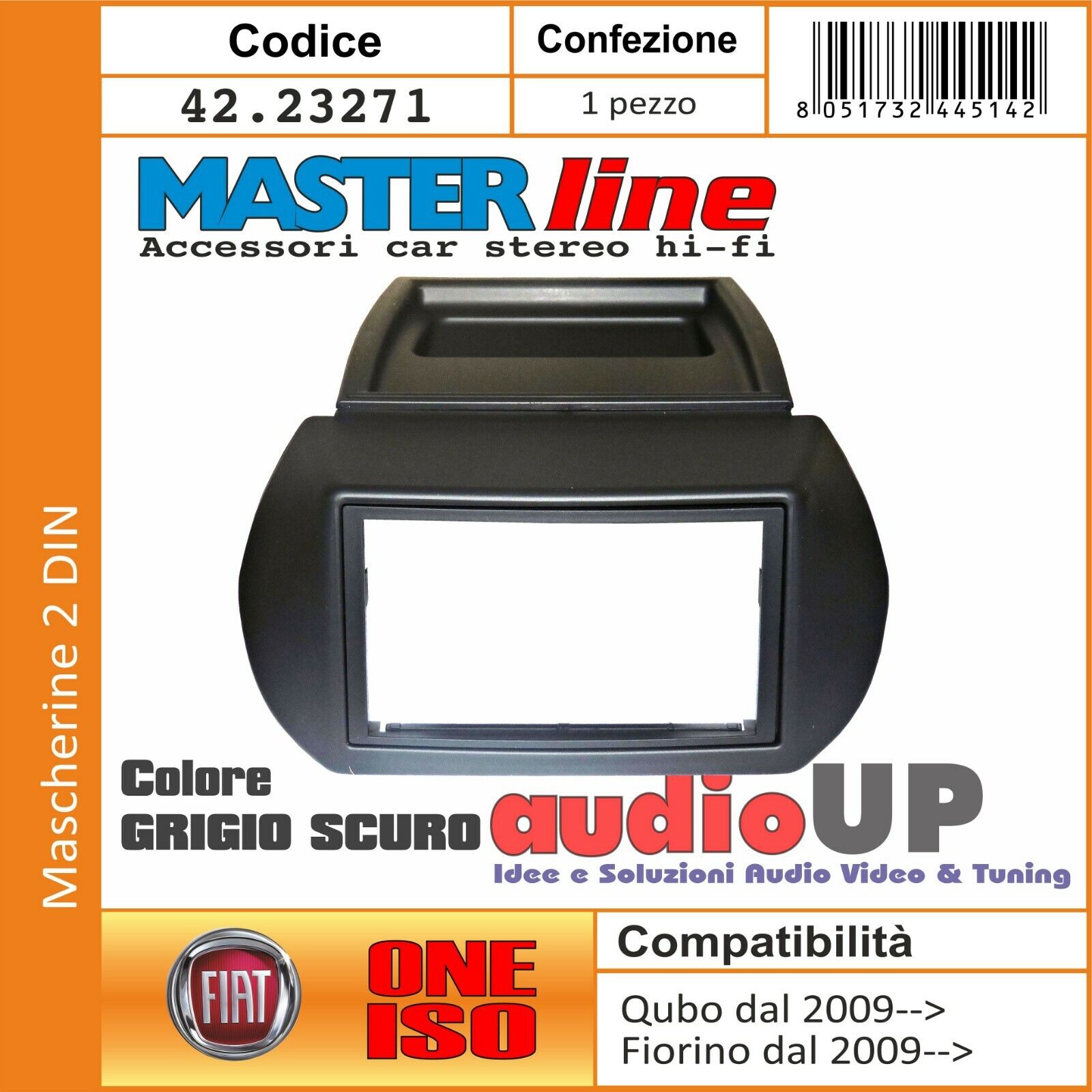 mascherina autoradio
per fiat qubo fiorino