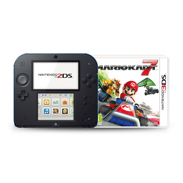 nintendo 2ds + mario kart 7