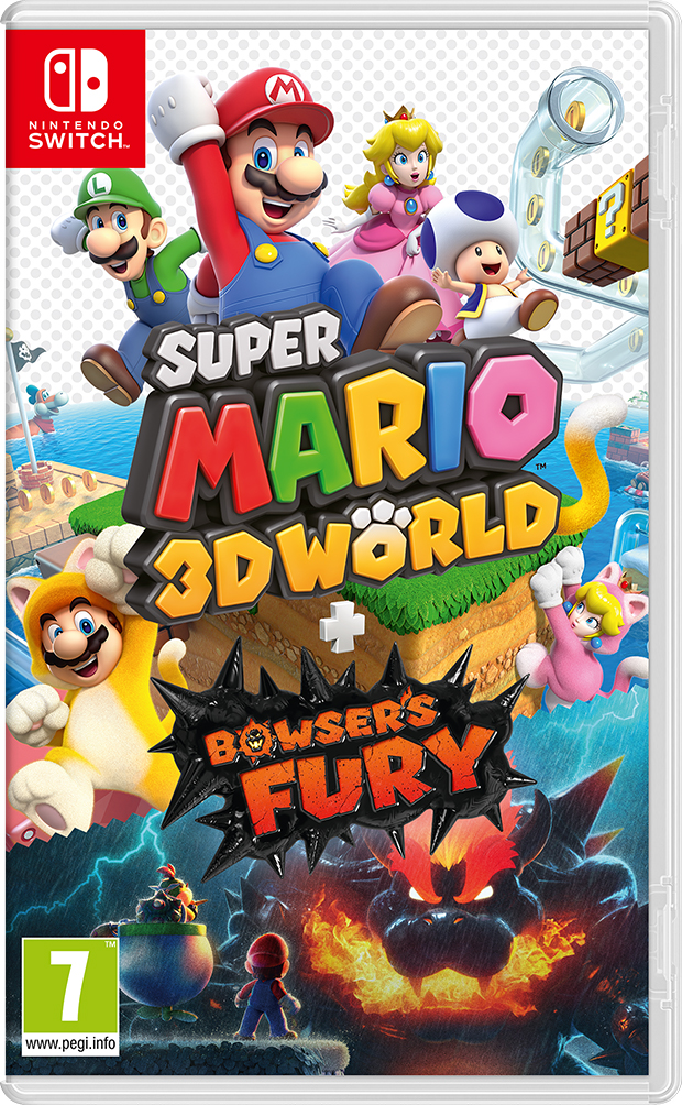 nintendo super mario 3d world + browser's fury per switch