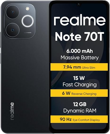 realme note 70t 4+256gb obsidian black