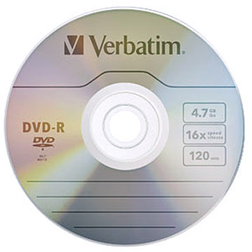 verbatim dvd-r 16x bulk