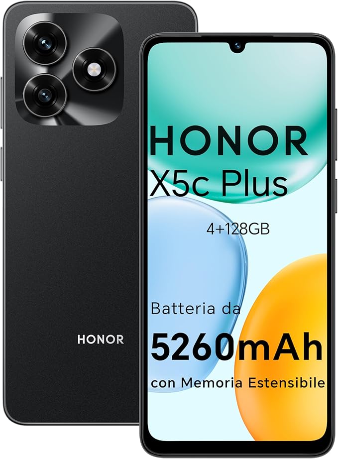 vodafone honor x5c plus 4+128gb midnight black