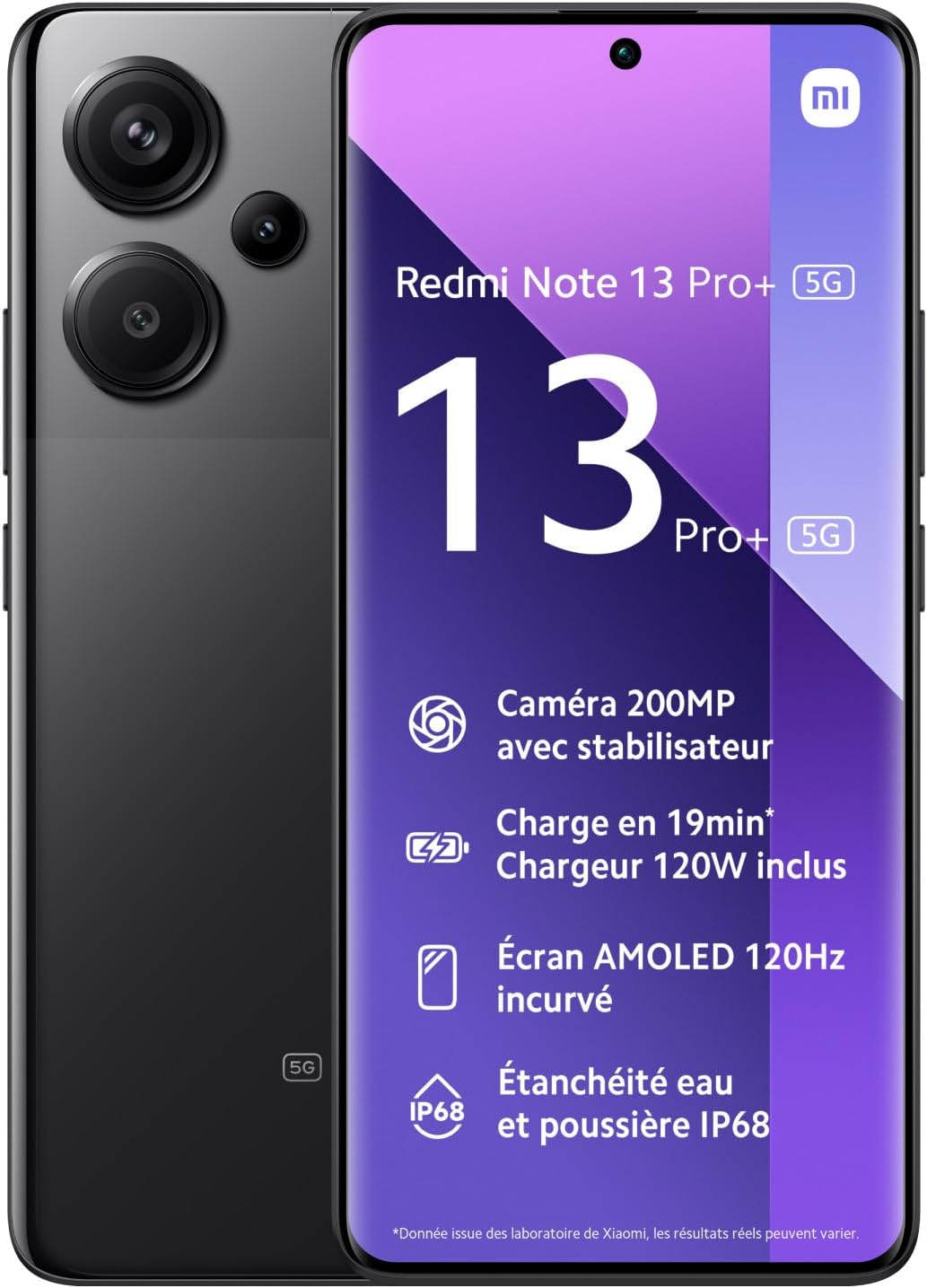 xiaomi redmi note 13 pro+ 5g 8 + 256gb midnight black