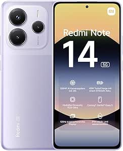 xioami redmi note 14 5g 8+256gb lavender purple