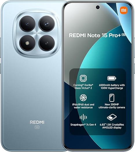 xiaomi redmi note 15 pro + 8+256gb glacier blue