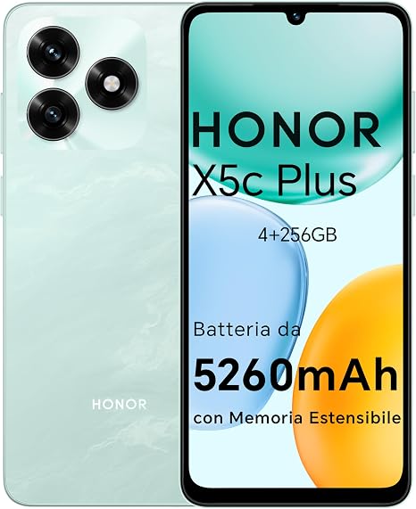 honor x5c plus 4+ 256gb ocean cyan